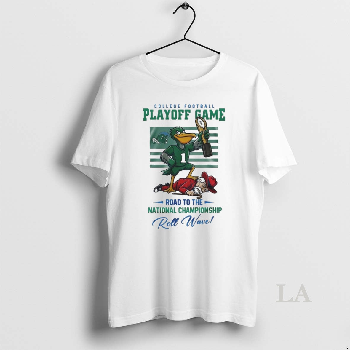 Original Tulane Green Wave Ncaa College Football Playoff Game Road To The National Championship Roll