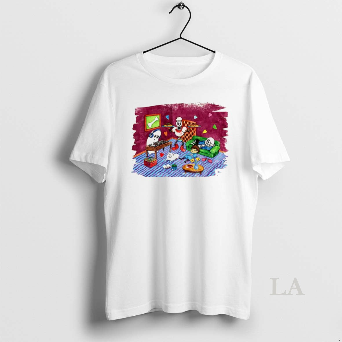 Original Undertale 10th Anniversary Commemorative Chill Arrangement Video Game Character Painting