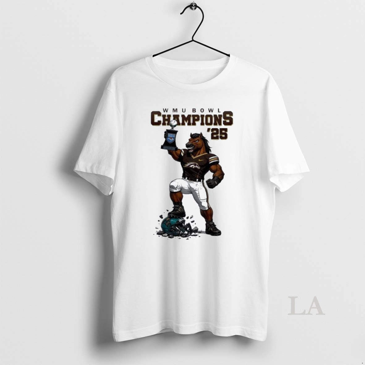 Original Western Michigan Broncos Myrtle Beach Bowl Champions 2025 Football Mascot