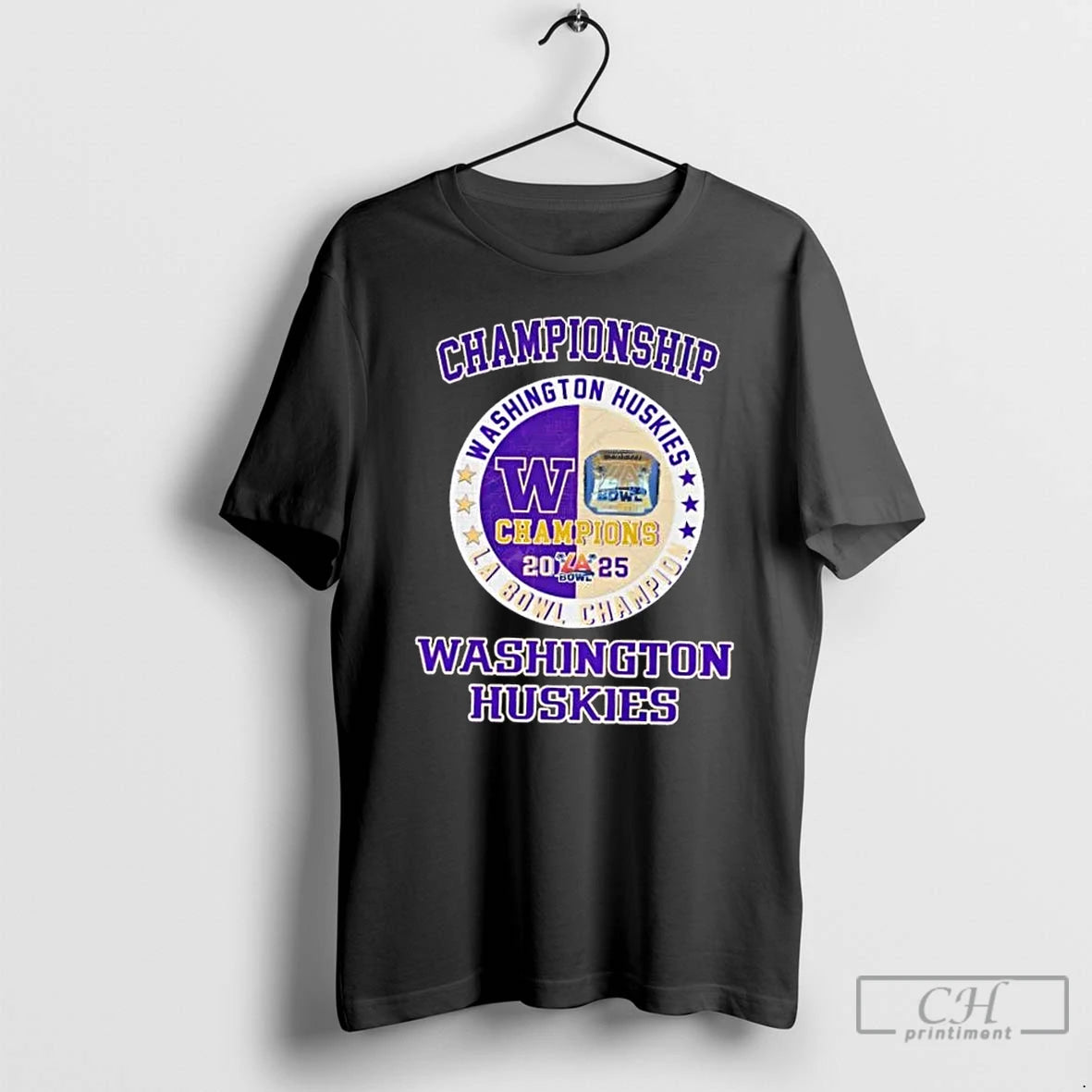 Premium 2025 Championship Washington Huskies La Bowl