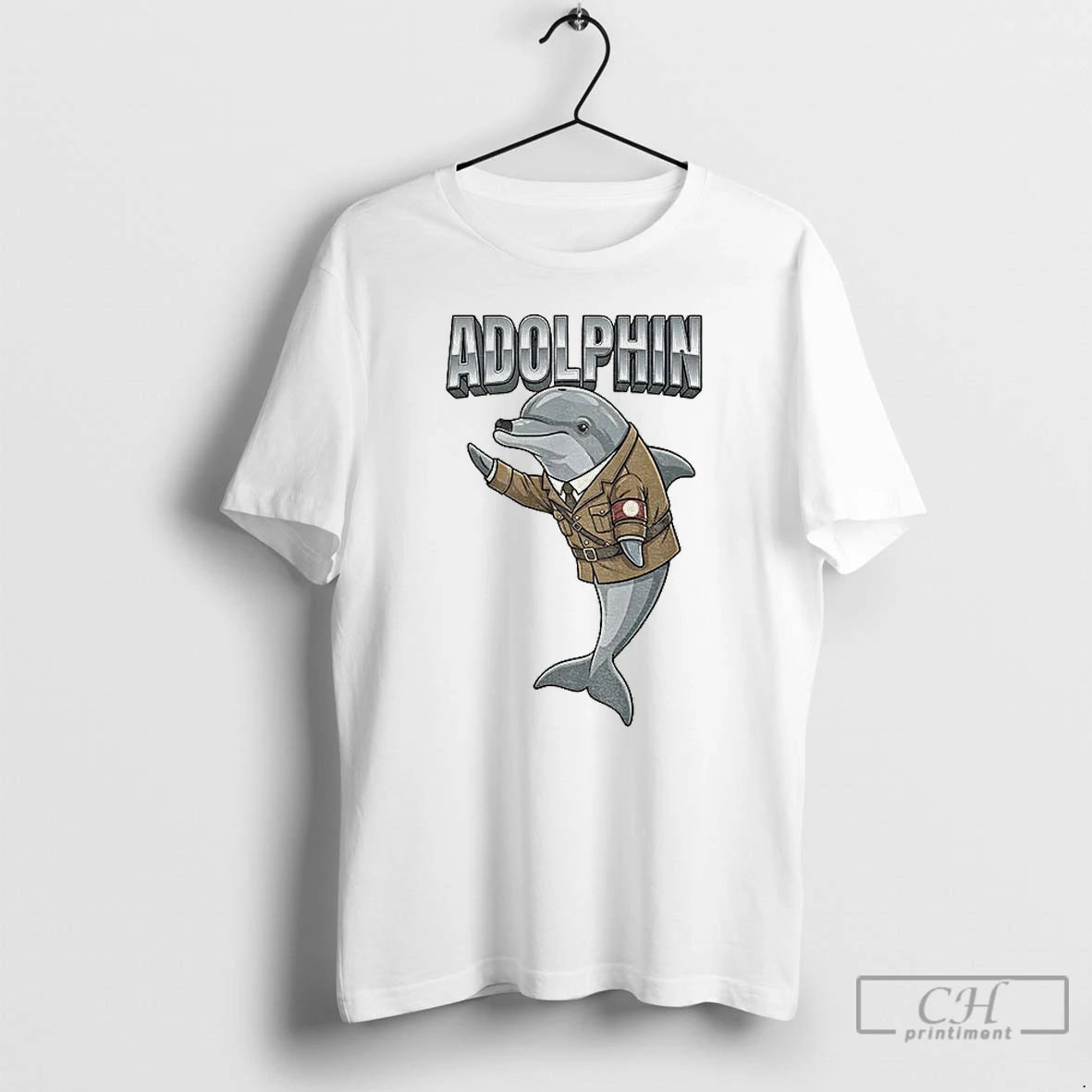 Premium Adolphin Dolphin X Adolf Hitler Funny Meme