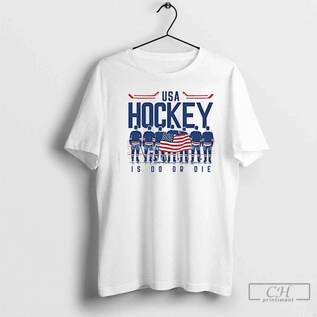 Premium America Usa Hockey Is Do Or Die Players Flag