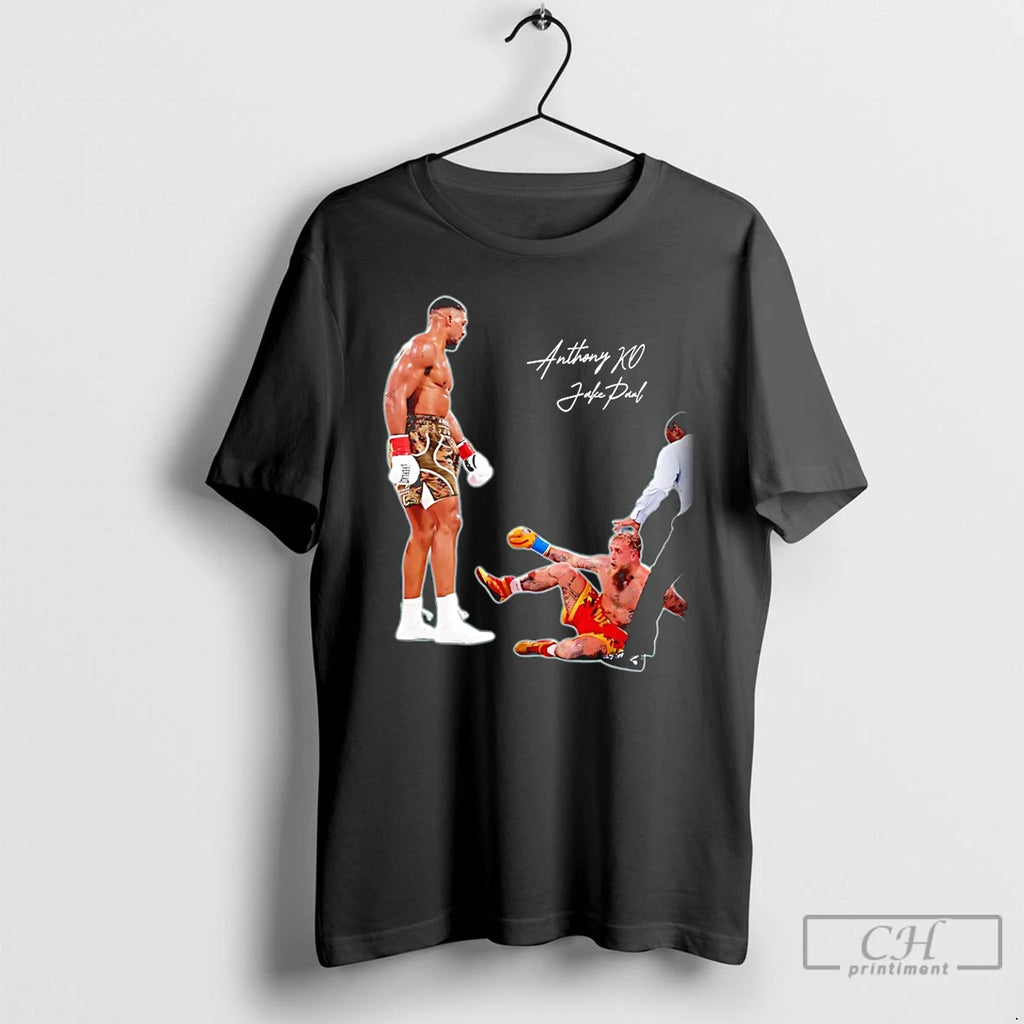 Premium Anthony Joshua Ko Jake Paul Graphic