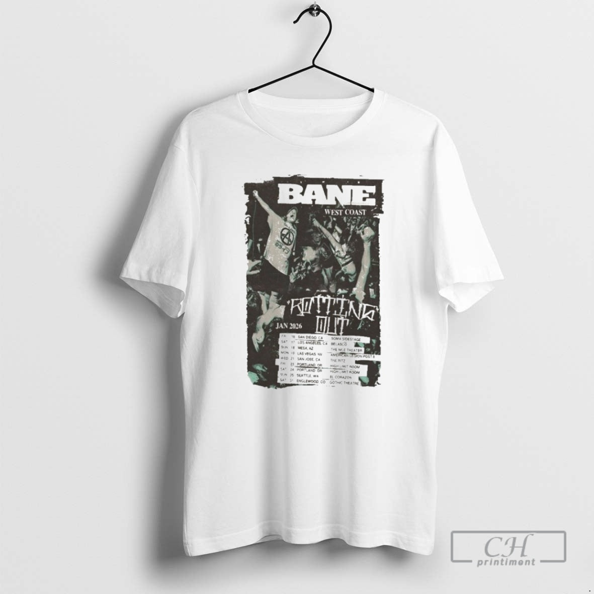 Premium Bane West Coast Tour 2026 Shirt Sweater
