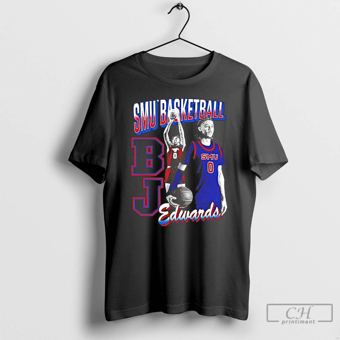 Premium Bj Edwards Jr 90s Graphic Smu Mustangs