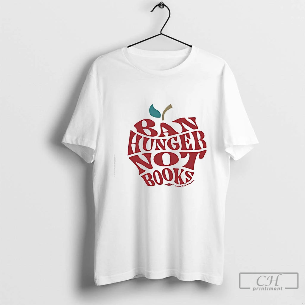 Premium Ban Hunger Not Books Design Graphic