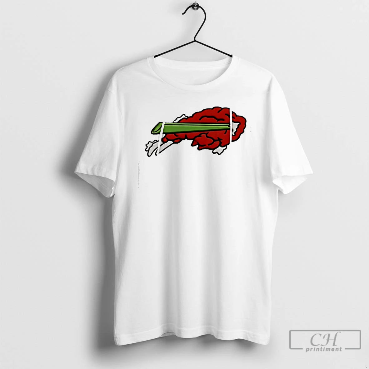 Premium Bills Football Fried Wings Print Waffle