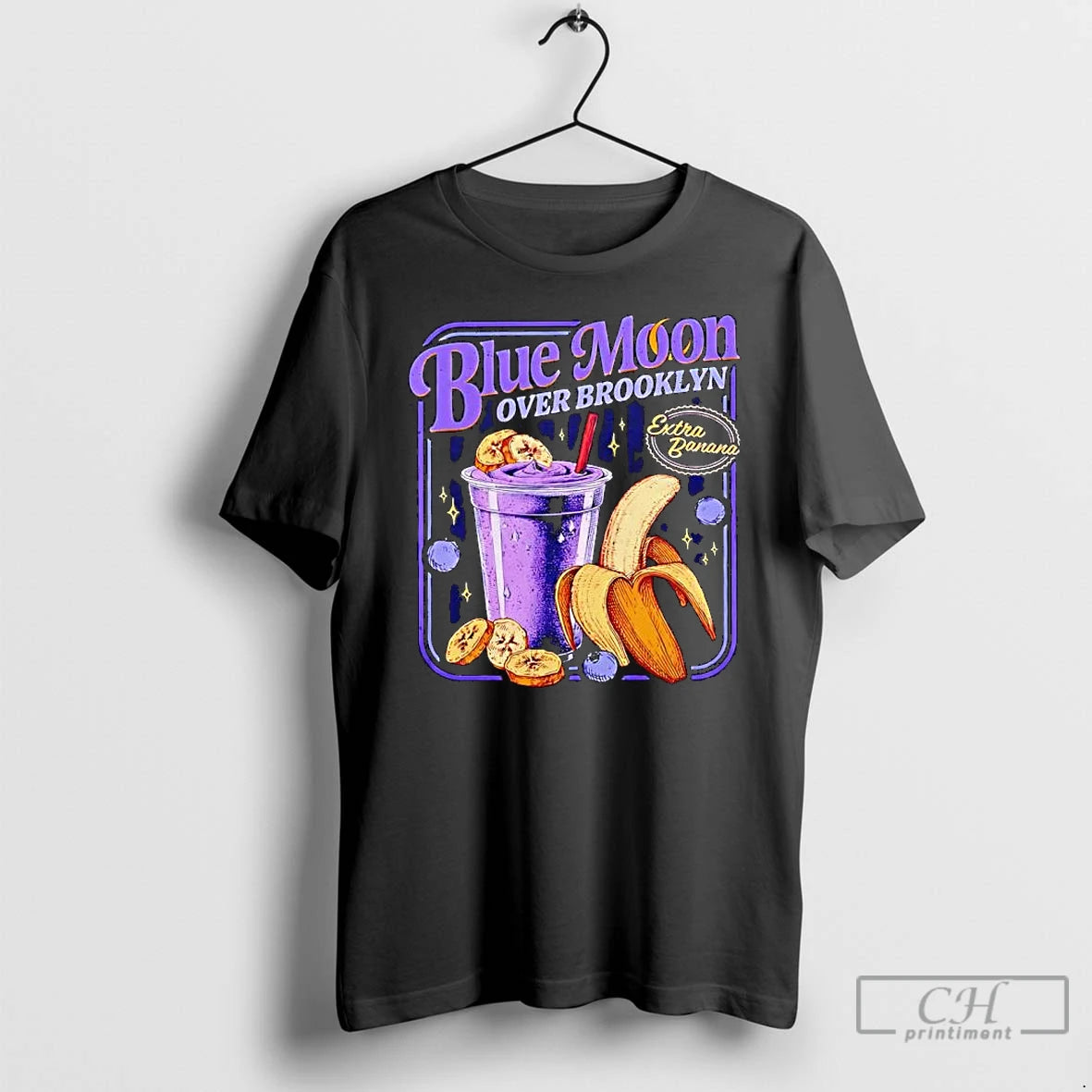 Premium Blue Moon Over Brooklyn Extra Banana Graphic