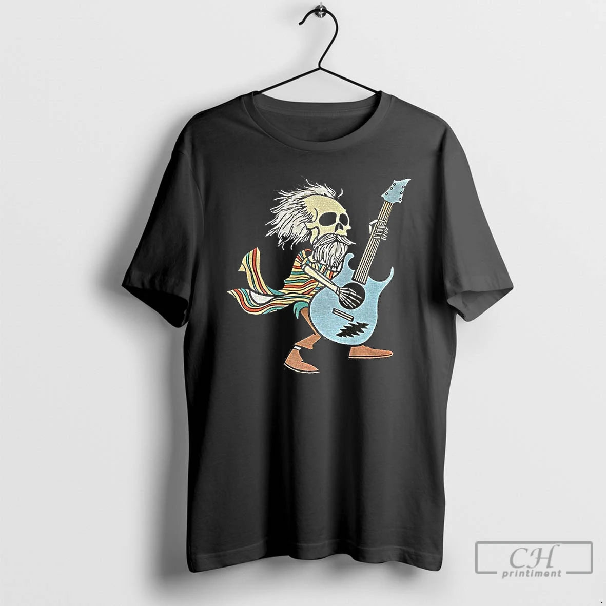 Premium Bob Weir Skeleton Playing Guitar Grateful Dead