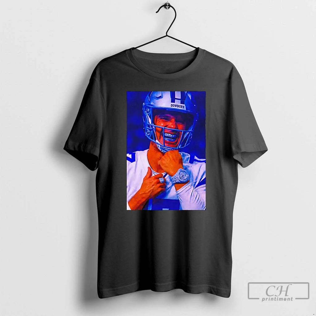 Premium Brandon Aubrey Dallas Cowboys Diamond Graphic