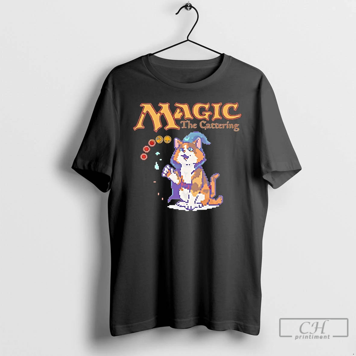 Premium Cat Wizard Magic The Cattering Cartoon