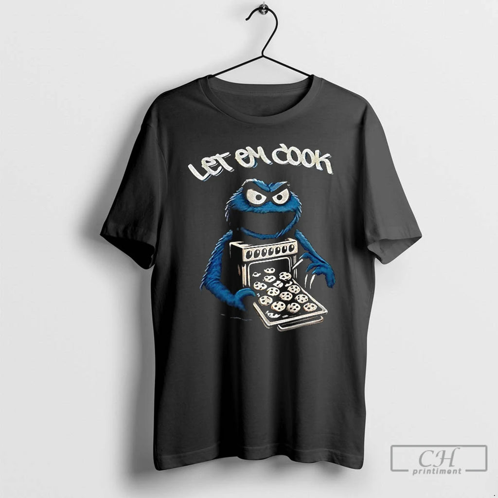 Premium Cookie Monster Let Em Cook Vintage