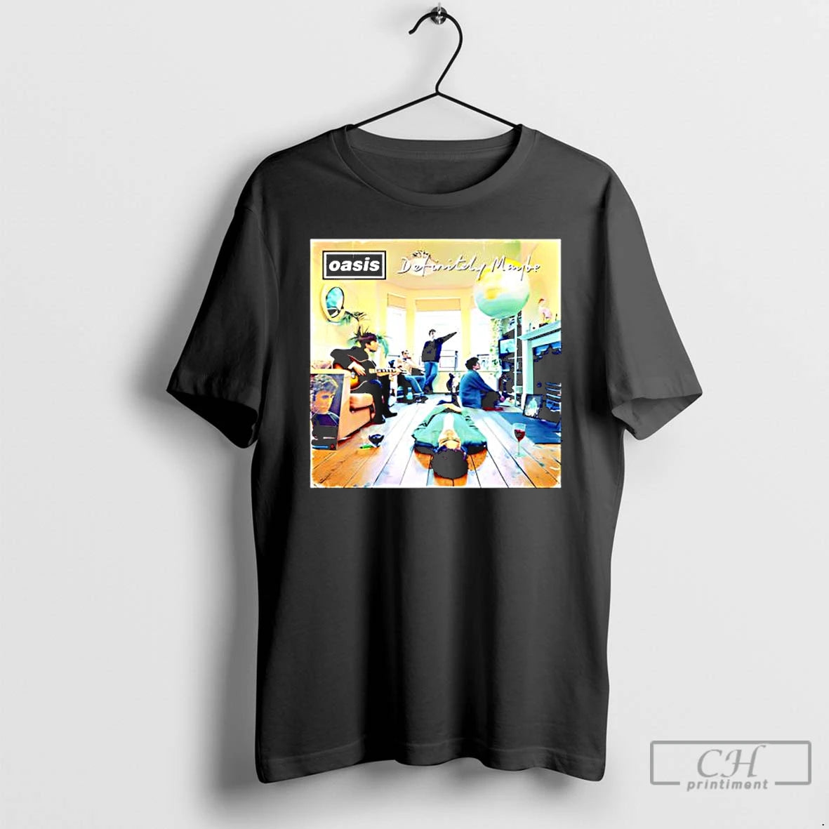 Premium Definitely Maybe Vintage Oasis Graphic