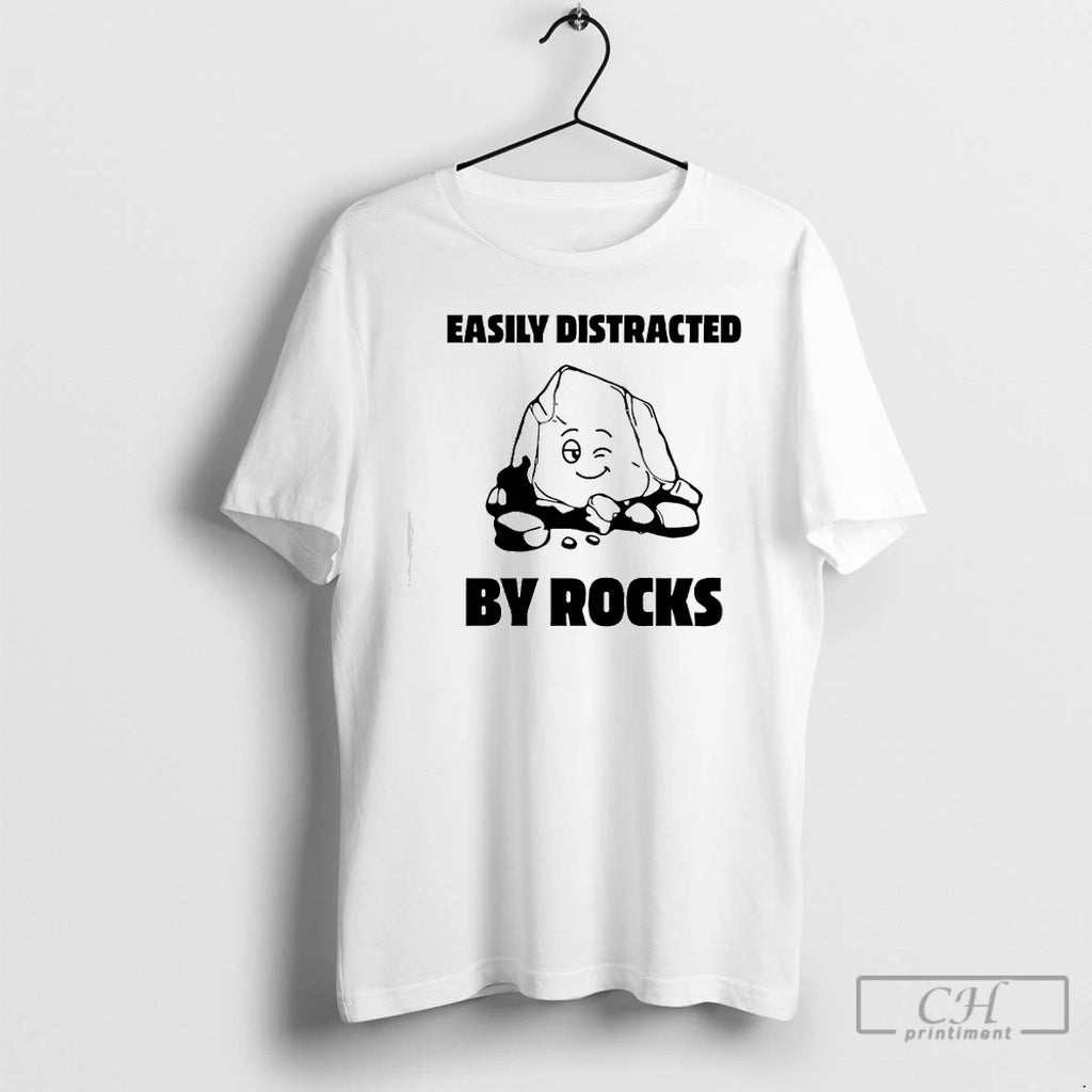 Premium Easily Distracted By Rocks Graphic