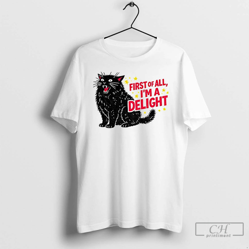 Premium Fierce Black Cat First Of All Im A Delight