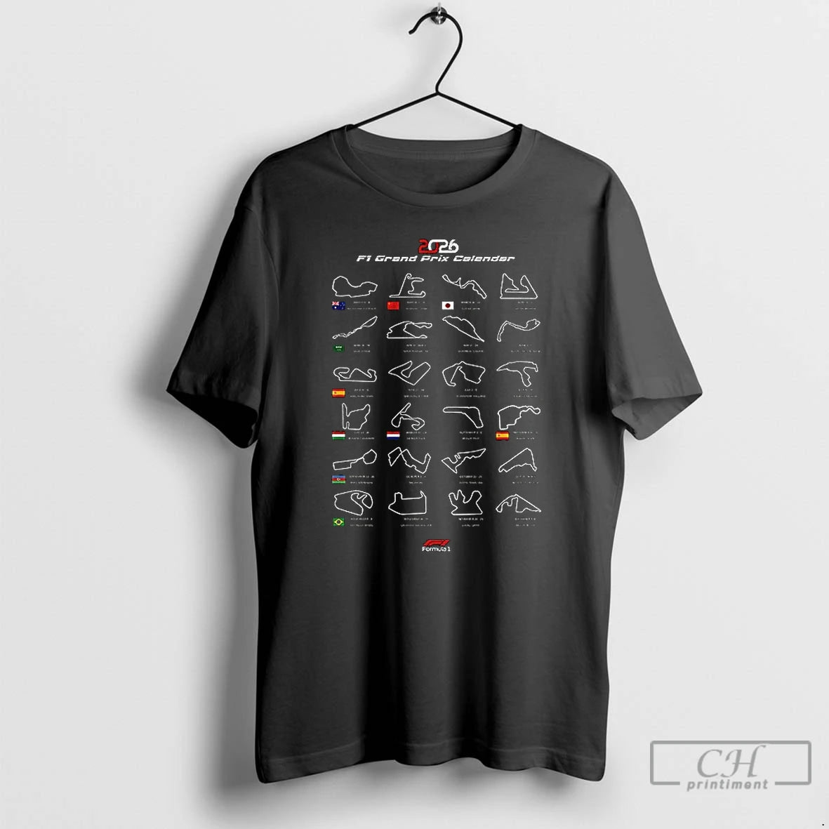 Premium Formula One 2026 Calendar F1 Grand Prix Schedule