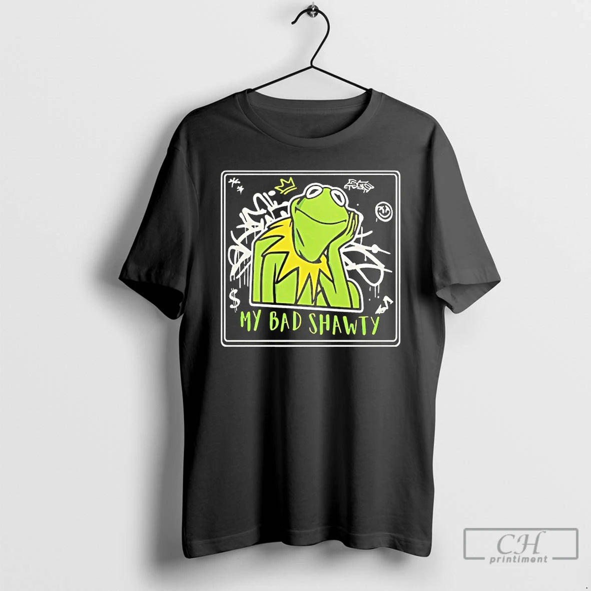 Premium Frog Kermit My Bad Shawty Meme