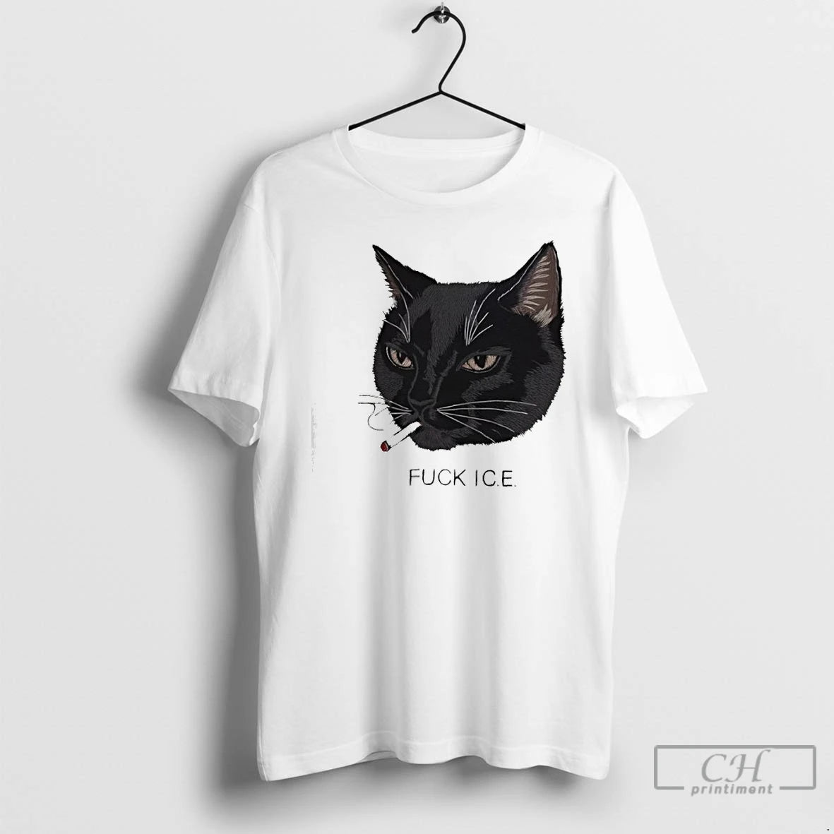 Premium Fuck Ice Smoking Cat