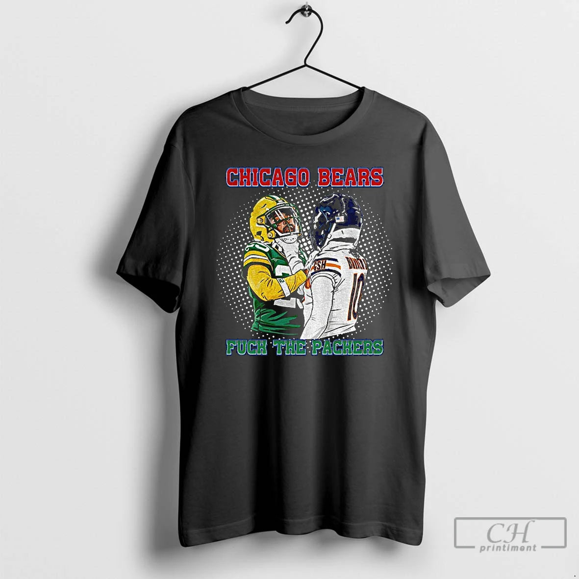 Premium Fuck The Packers Chicago Bear Rivalry Clash Hard Hitting Football