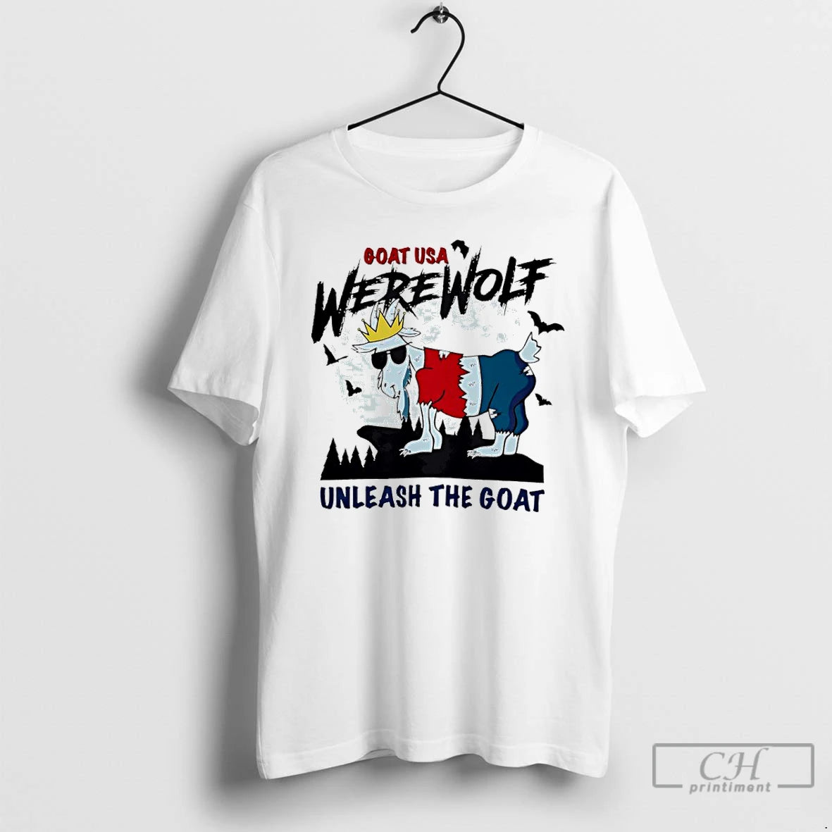 Premium Goat Usa Werewolf Unleash The Goat