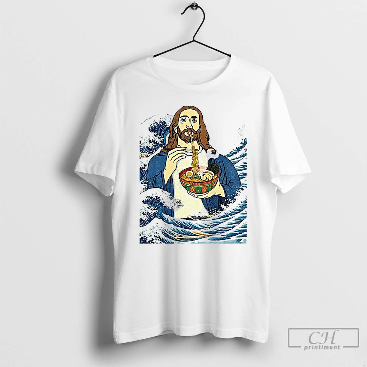 Premium God Eats Ramen Jesus Meme