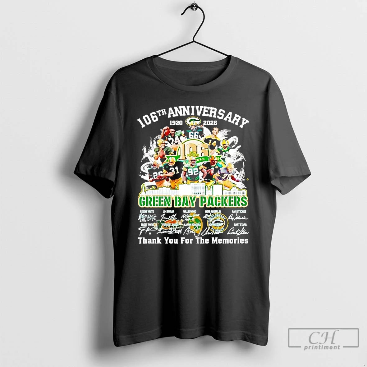 Premium Green Bay Packers 106th Anniversary 1920 2026 Team Players