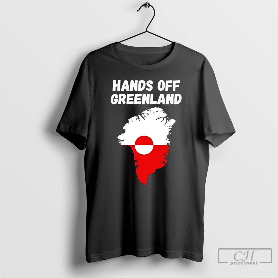 Premium Hands Off Greenland Greenlandic Flag