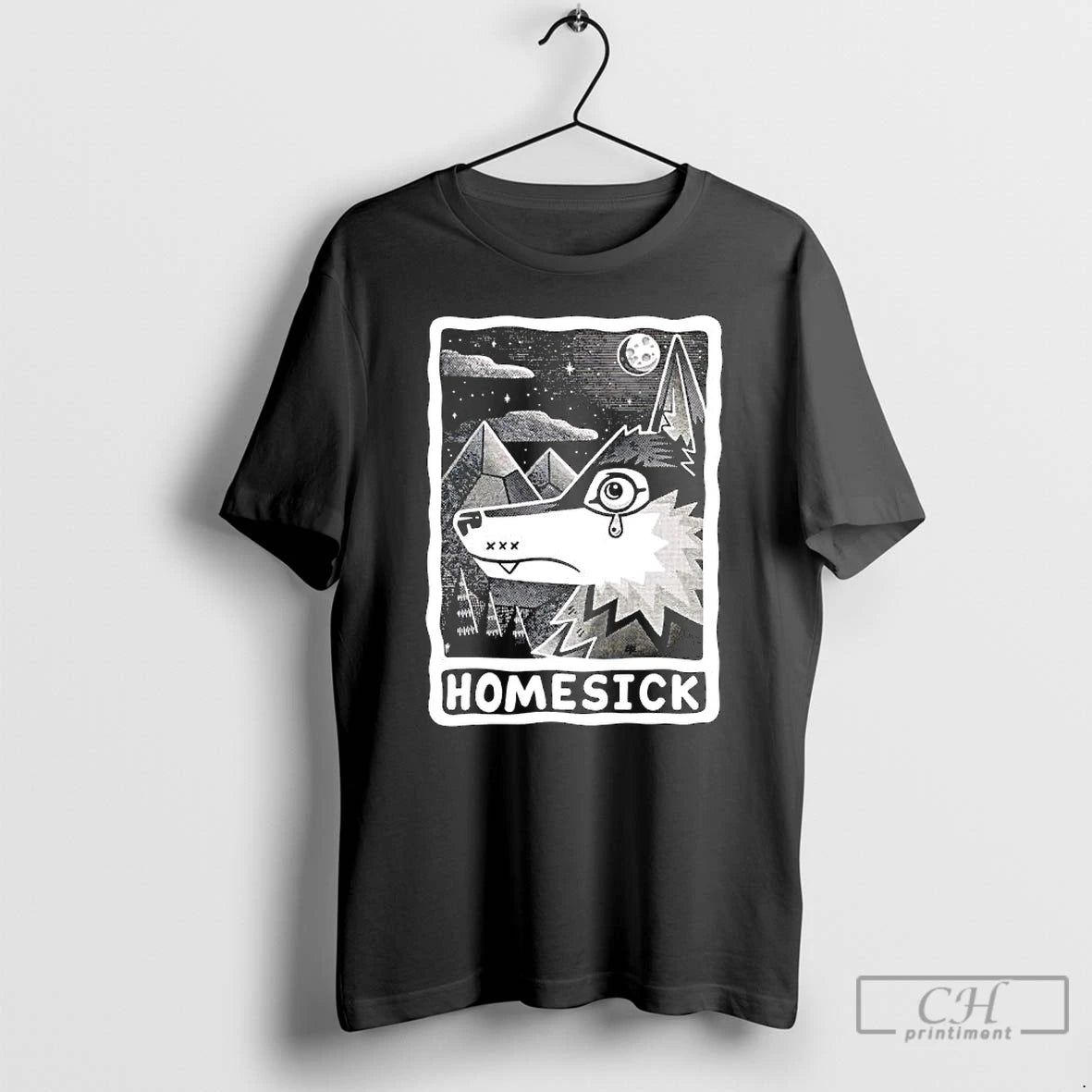 Premium Homesick Hearthfox Graphic