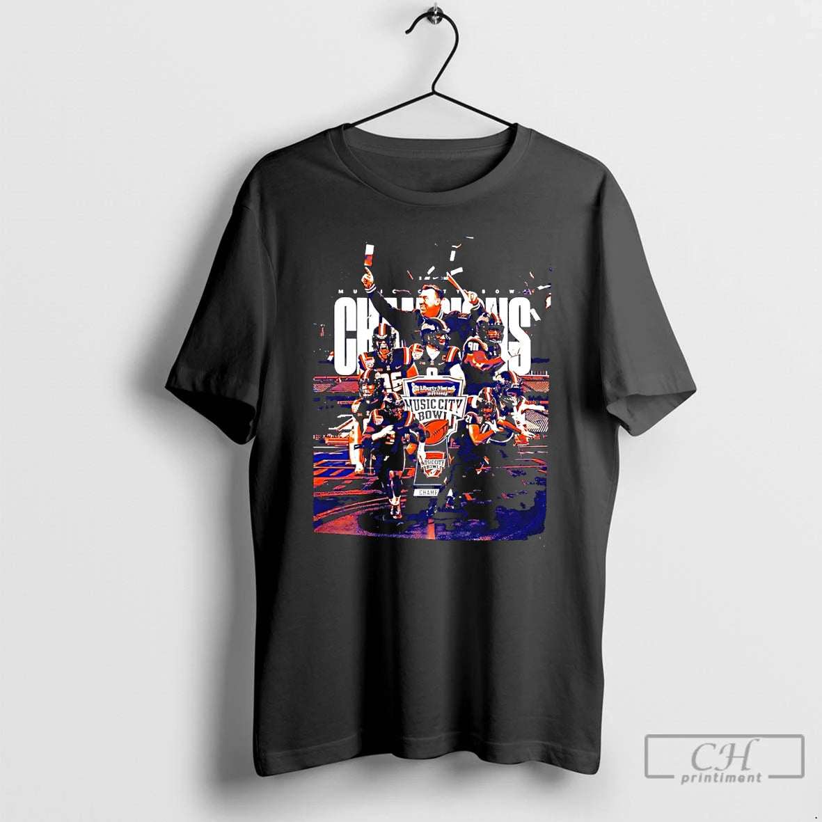 Premium Illinois Fighting Illini Football 2025 Liberty Mutual Music City Bowl Champions T Shirts Sweater