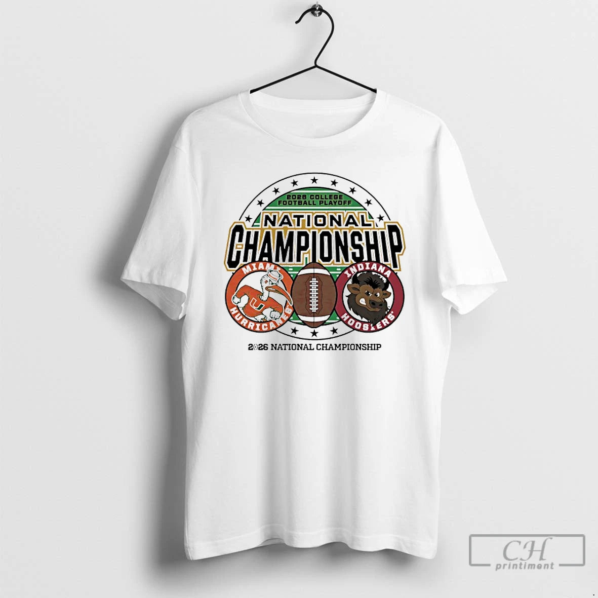 Premium Indiana Vs Miami 2026 Cfp National Championship Game Mascot