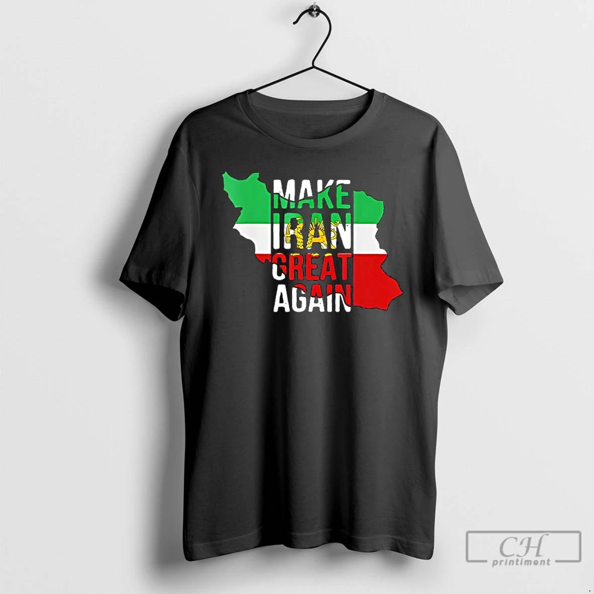 Premium Iranian Make Iran Great Again Emblem Of Iran Miga