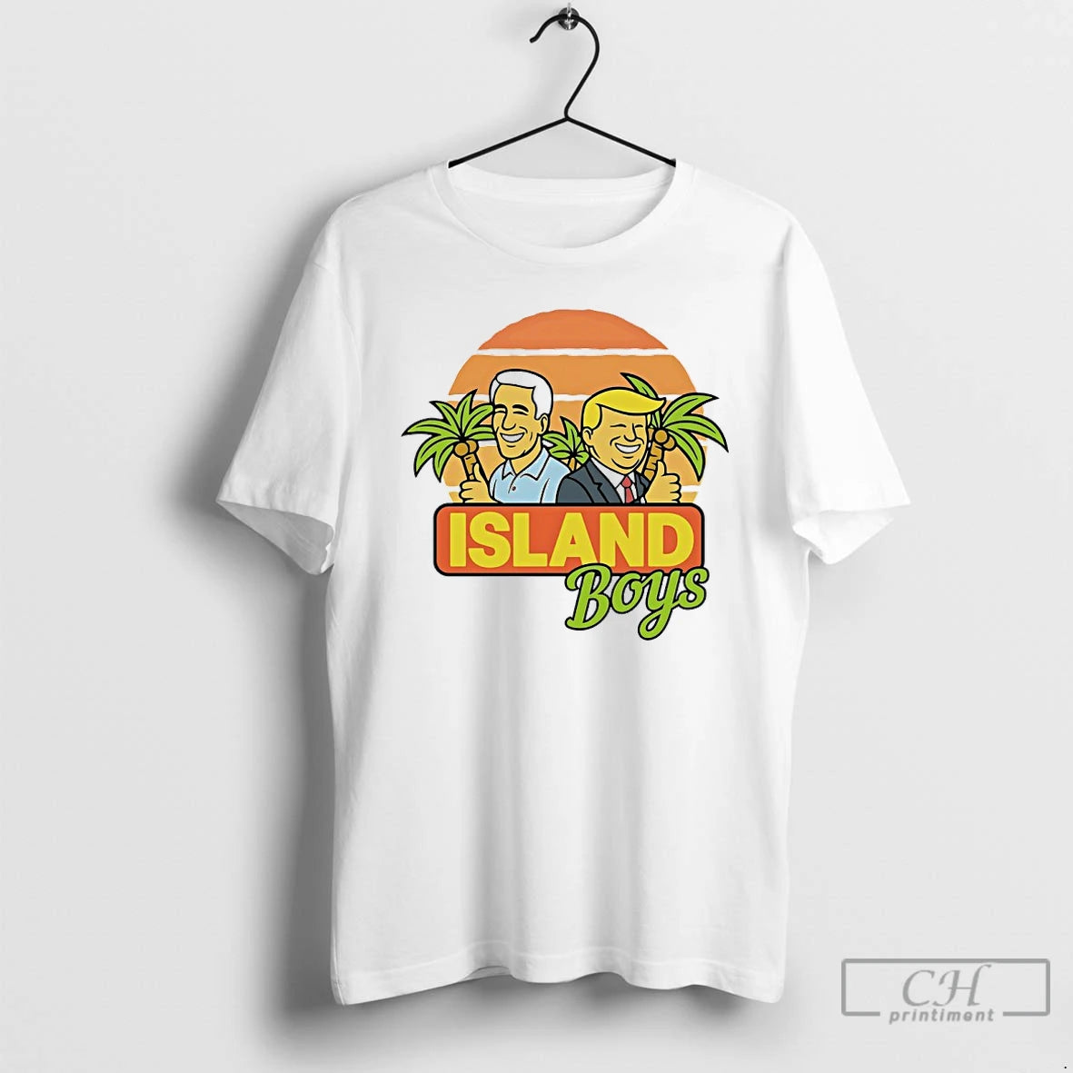 Premium Island Boys Trump And Epstein Cartoon