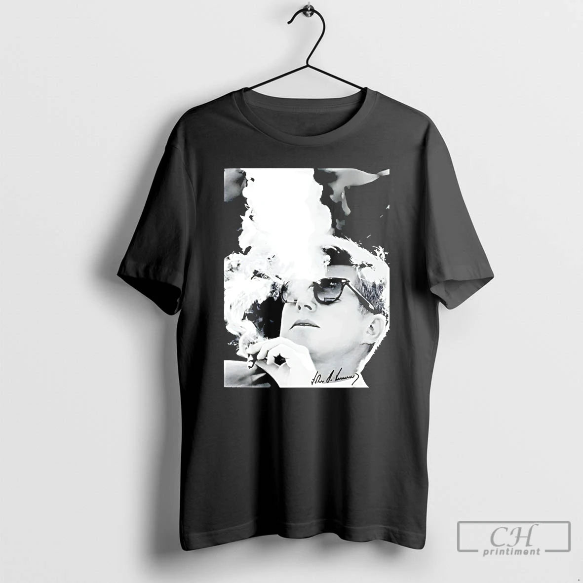 Premium Jfk Smoke Graphic Signature
