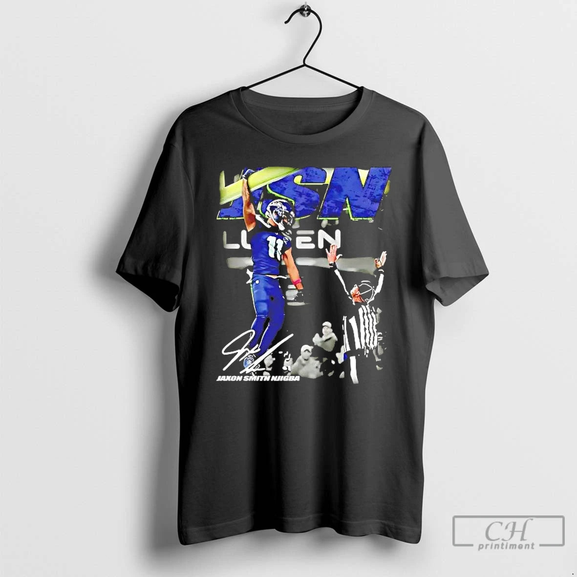 Premium Jaxon Smith Njigba Leads In Receiving Yards Signature