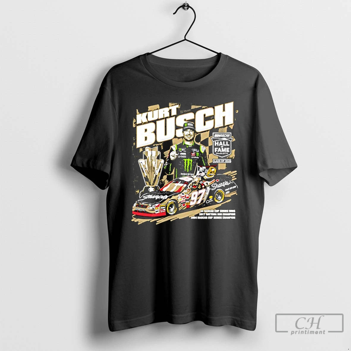 Premium Kurt Busch Checkered Flag Sports Nascar 2026 Hall Of Fame