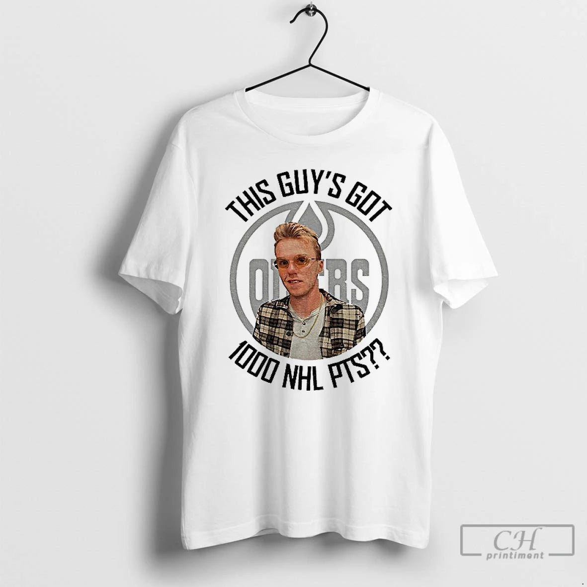 Premium Leon Draisaitl Wearing Connor Mcdavid This Guys Got 1000 Nhl Points T Shirts Sweater