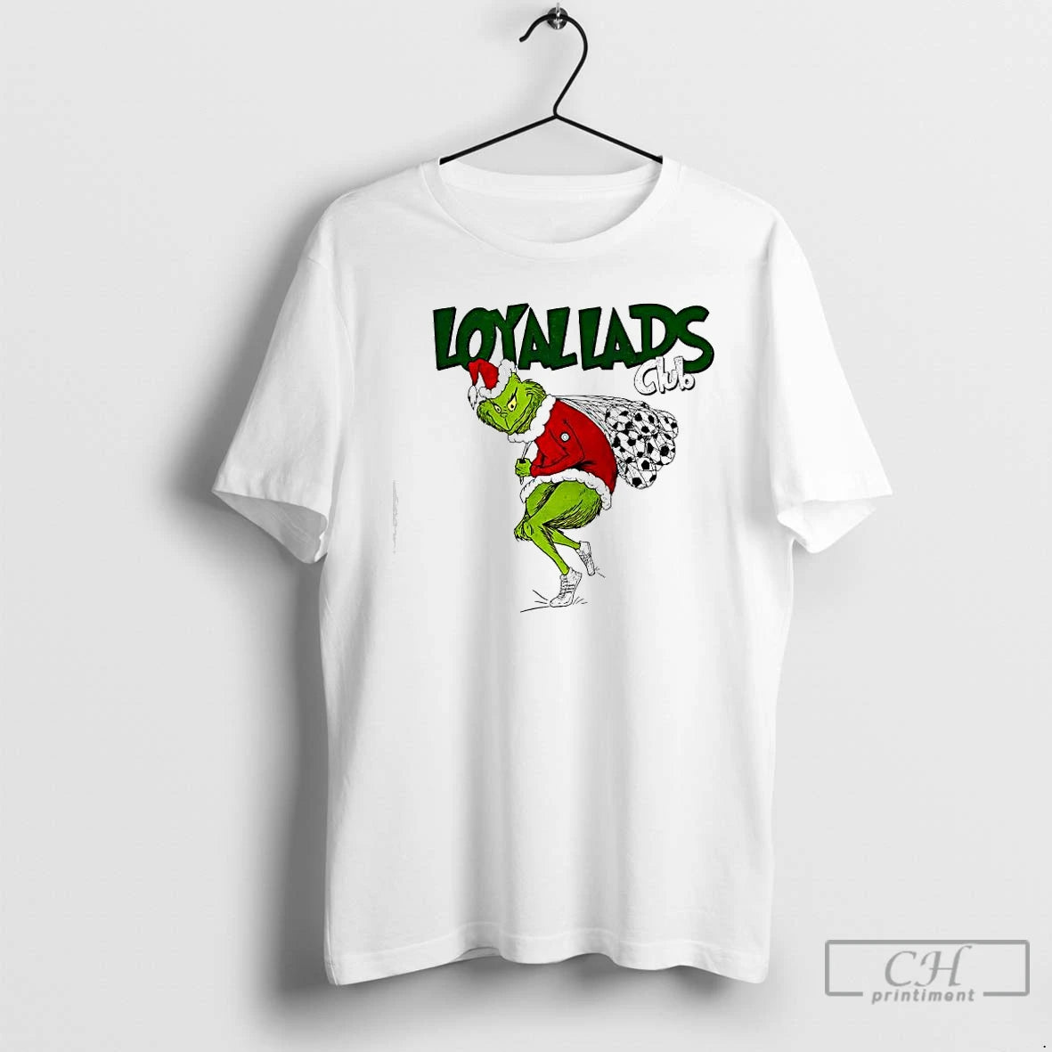 Premium Loyal Lads Club Grinch Carrying Soccer Balls