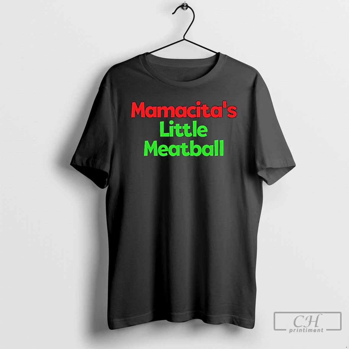 Premium Mamacitas Little Meatball Text