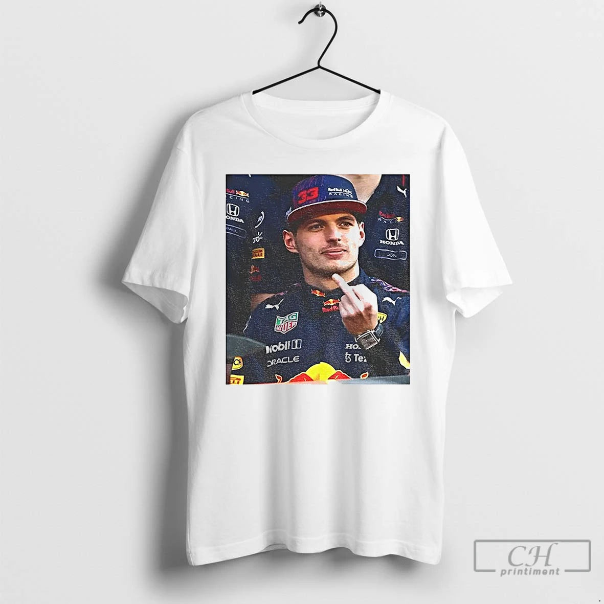 Premium Max Verstappen Middle Finger Formula 1 Racing Meme