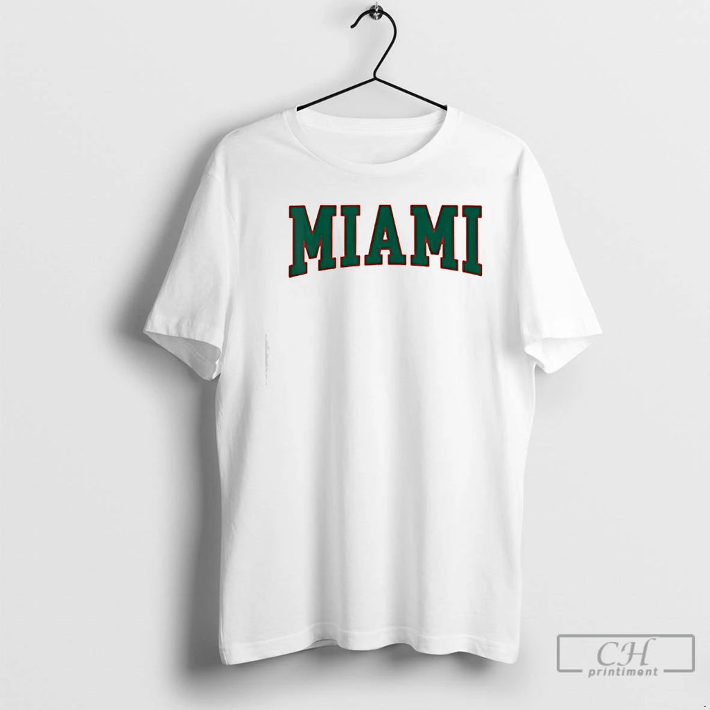 Premium Miami Throwback Design Print Classic