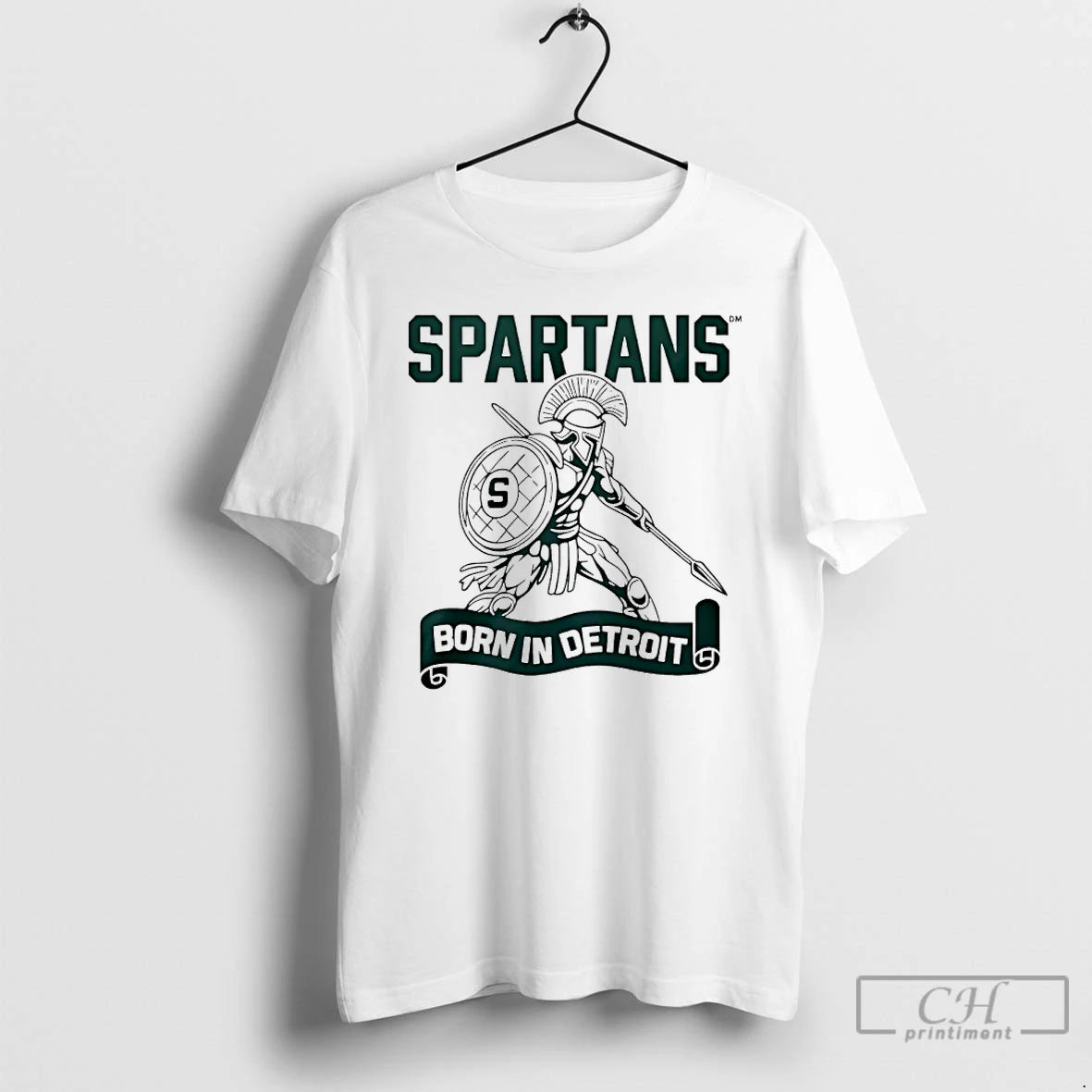 Premium Michigan State Spartans Born In Detroit