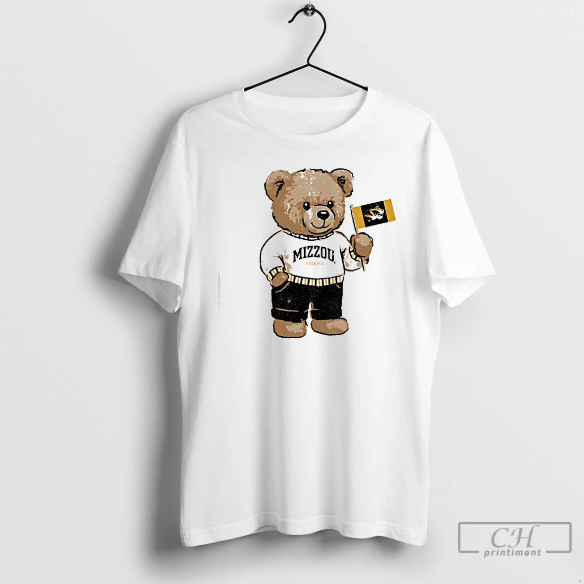 Premium Mizzou Tigers Teddy Bear Flag Butter