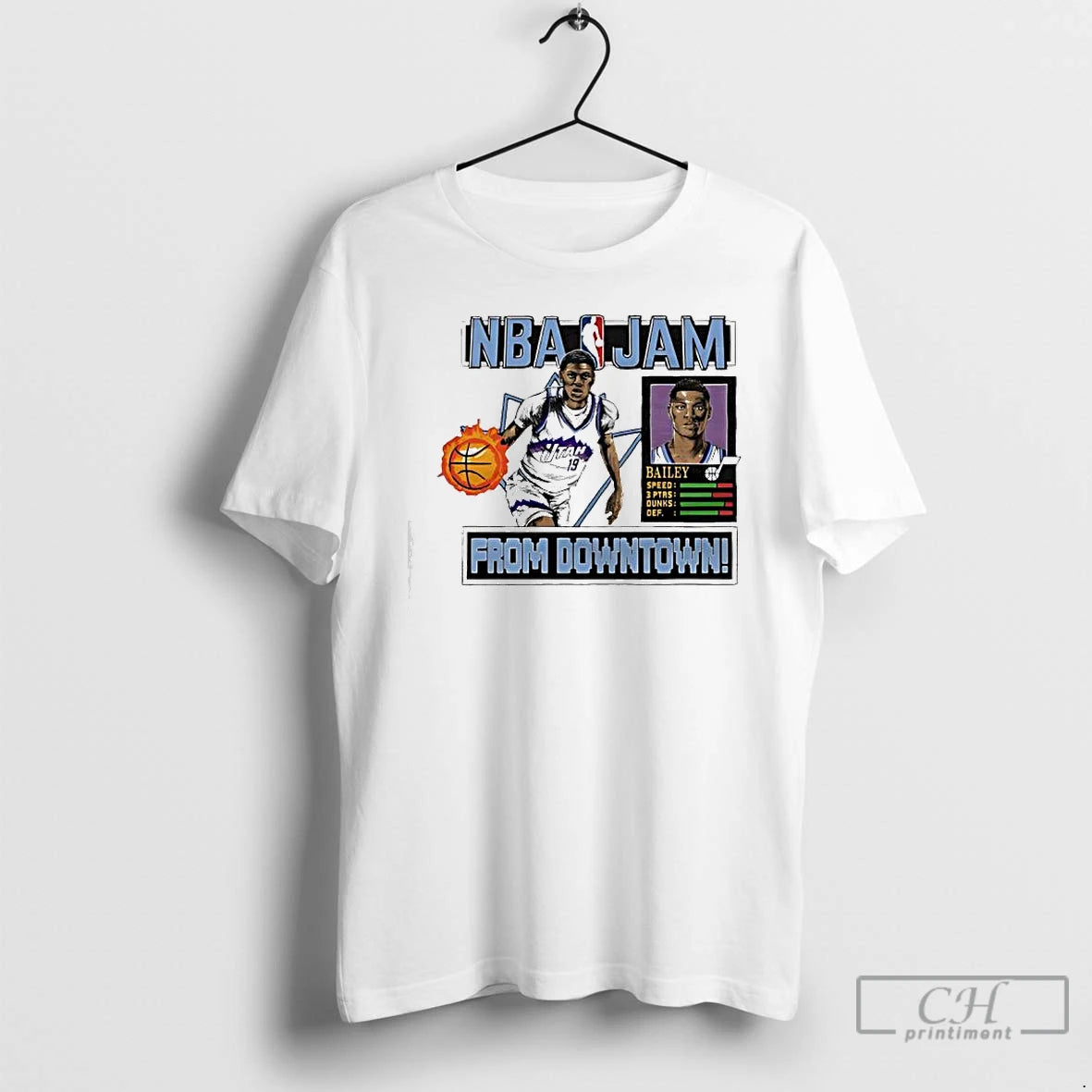 Premium Nba Jam Jazz Ace Bailey From Downtown