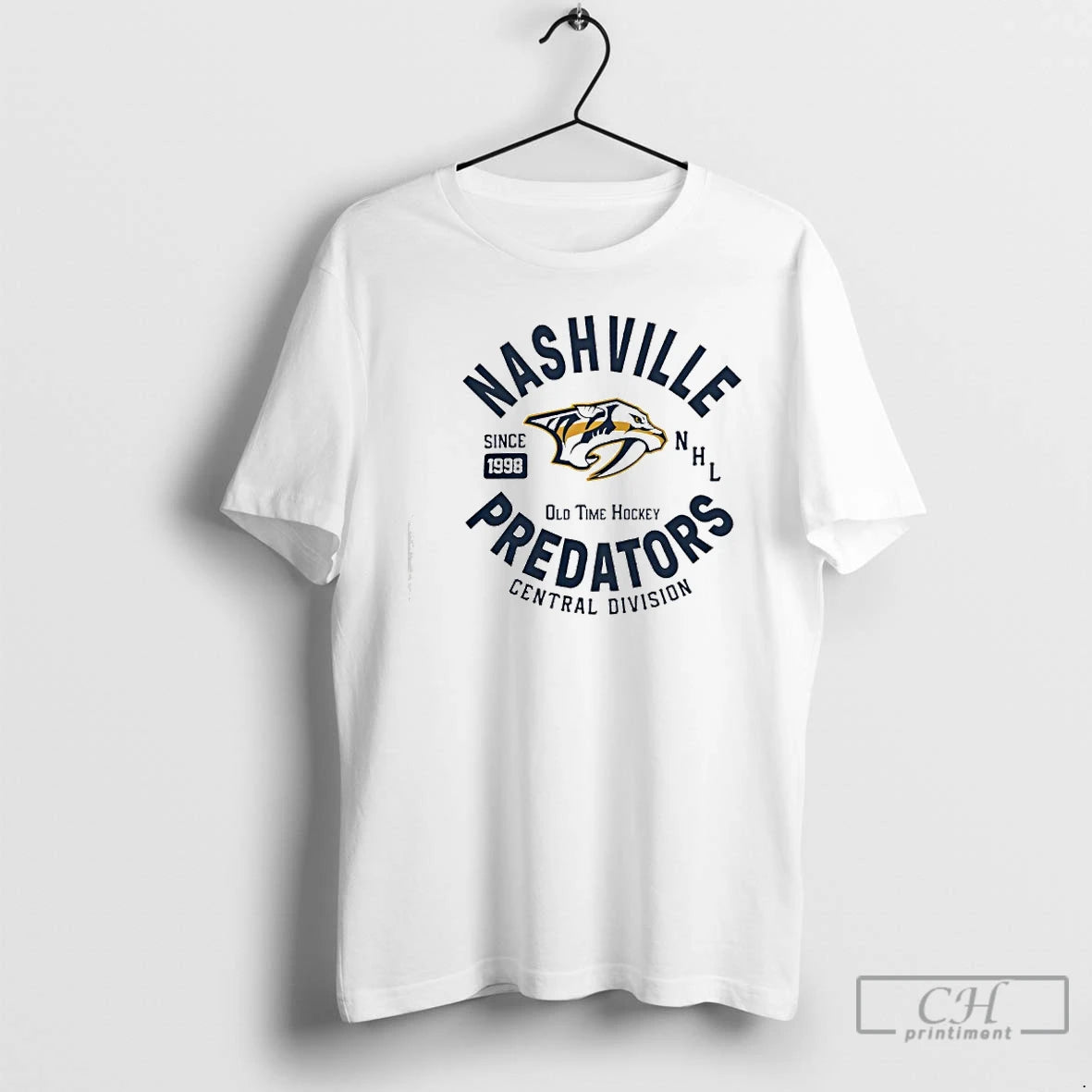 Premium Nashville Predators Old Time Hockey Nhl Since 1998 Centrak Division