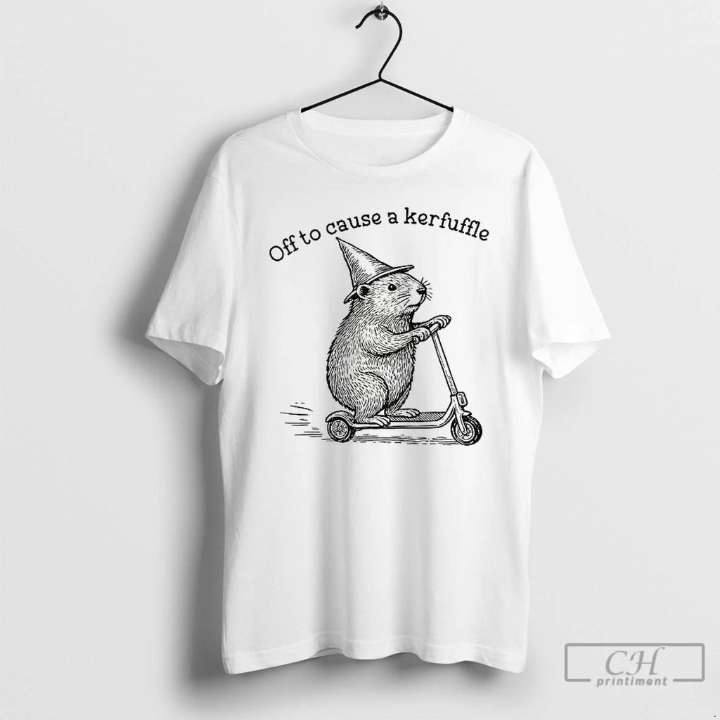 Premium Off To Cause A Kerfuffle Groundhog Scooter