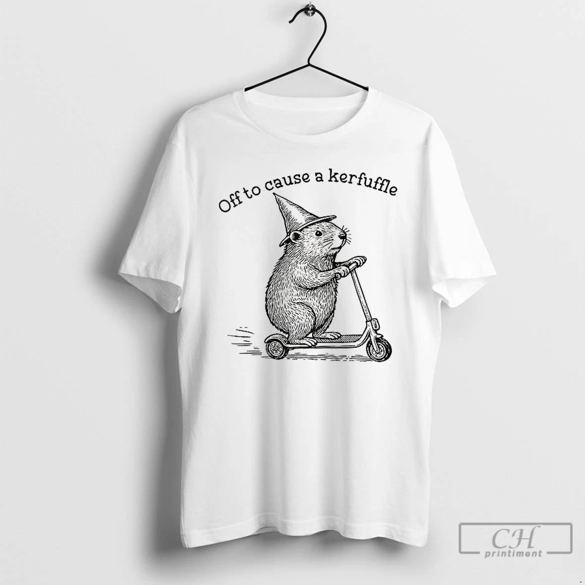 Premium Off To Cause A Kerfuffle Groundhog Scooter