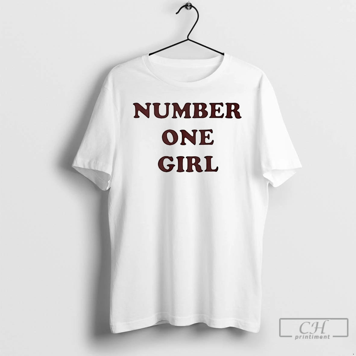 Premium Rose Wearing Number One Girl