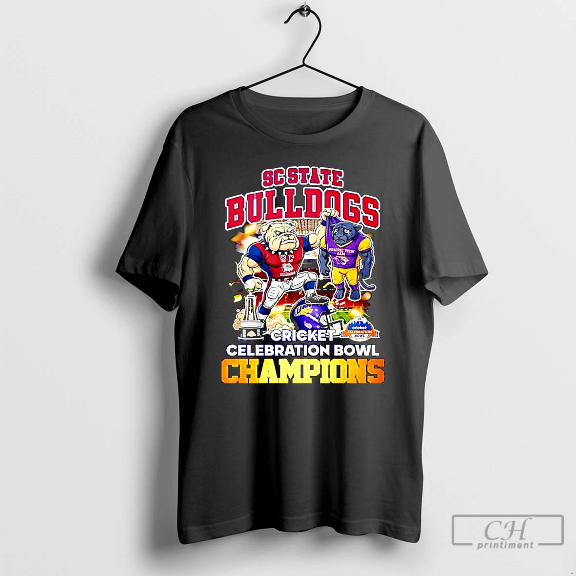 Premium Sc State Bulldogs 2025 Cricket Celebration Bowl Champions Mascot Christmas
