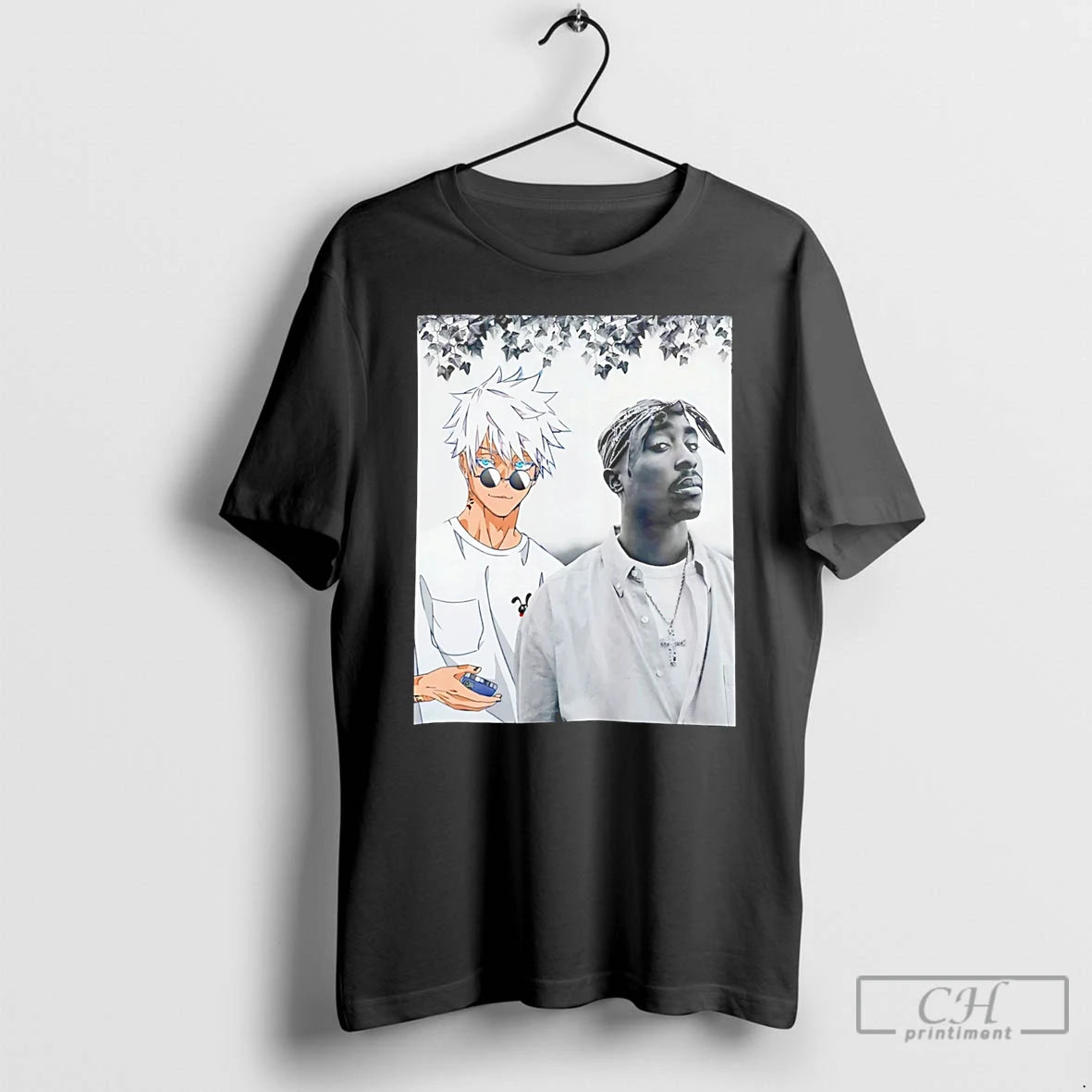 Premium Satoru Gojo And Tupac Shakur Makaveli