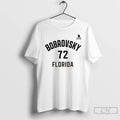 Premium Sergei Bobrovsky 72 Florida Panthers Nhl Player Number And Name